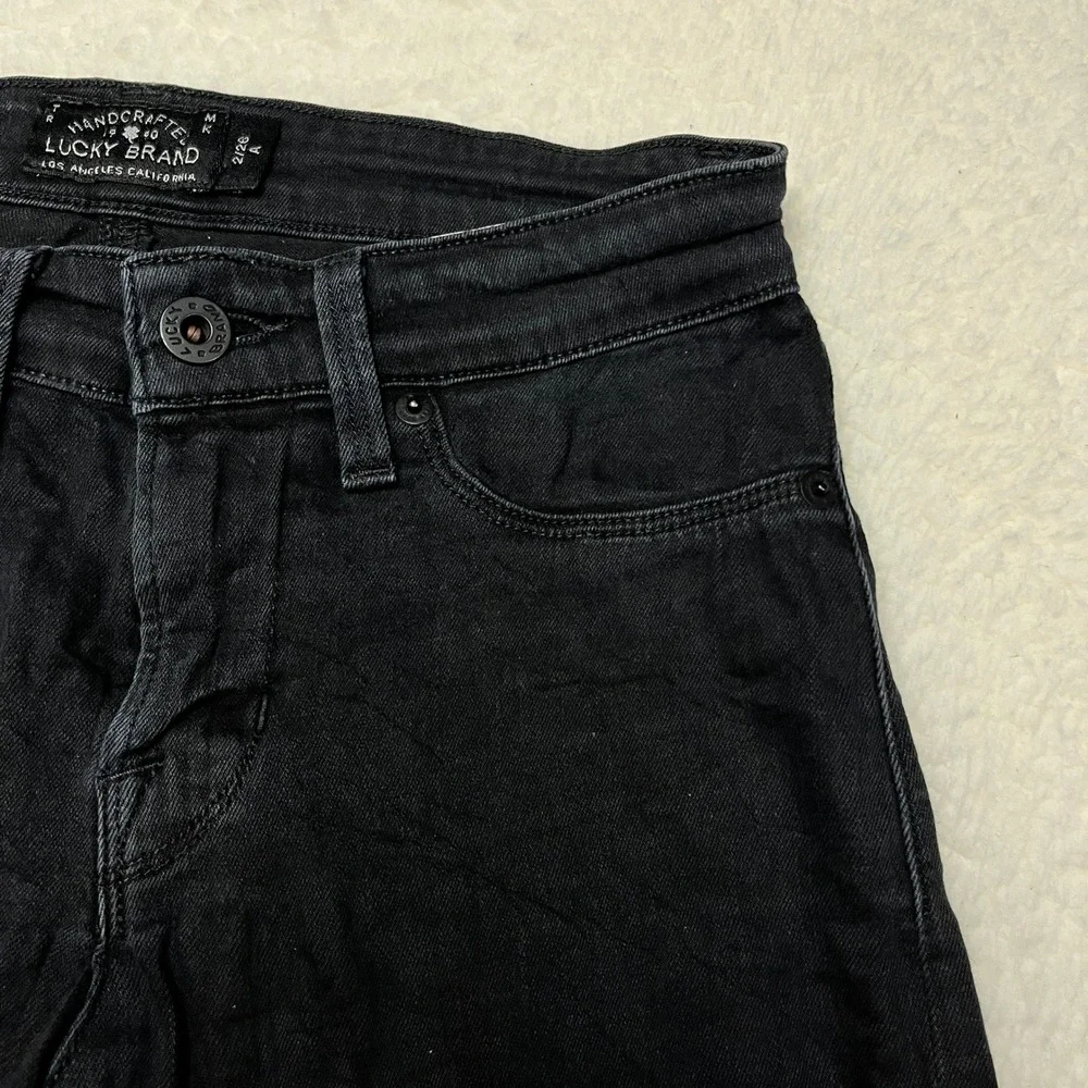 Lucky Brand Brooke Legging Jean Womens 2/26 Black 7W12754 Skinny Denim Pants‎